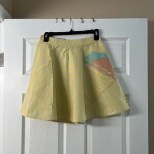 Anthropologie - Celandine Cotton Embroidered Mini Skirt Size XS